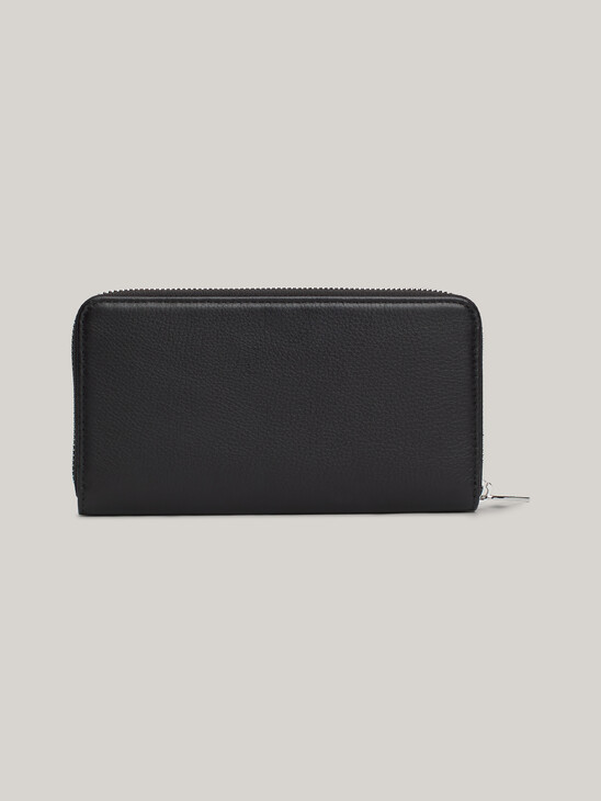 Premium Leather Zip-Around Wallet