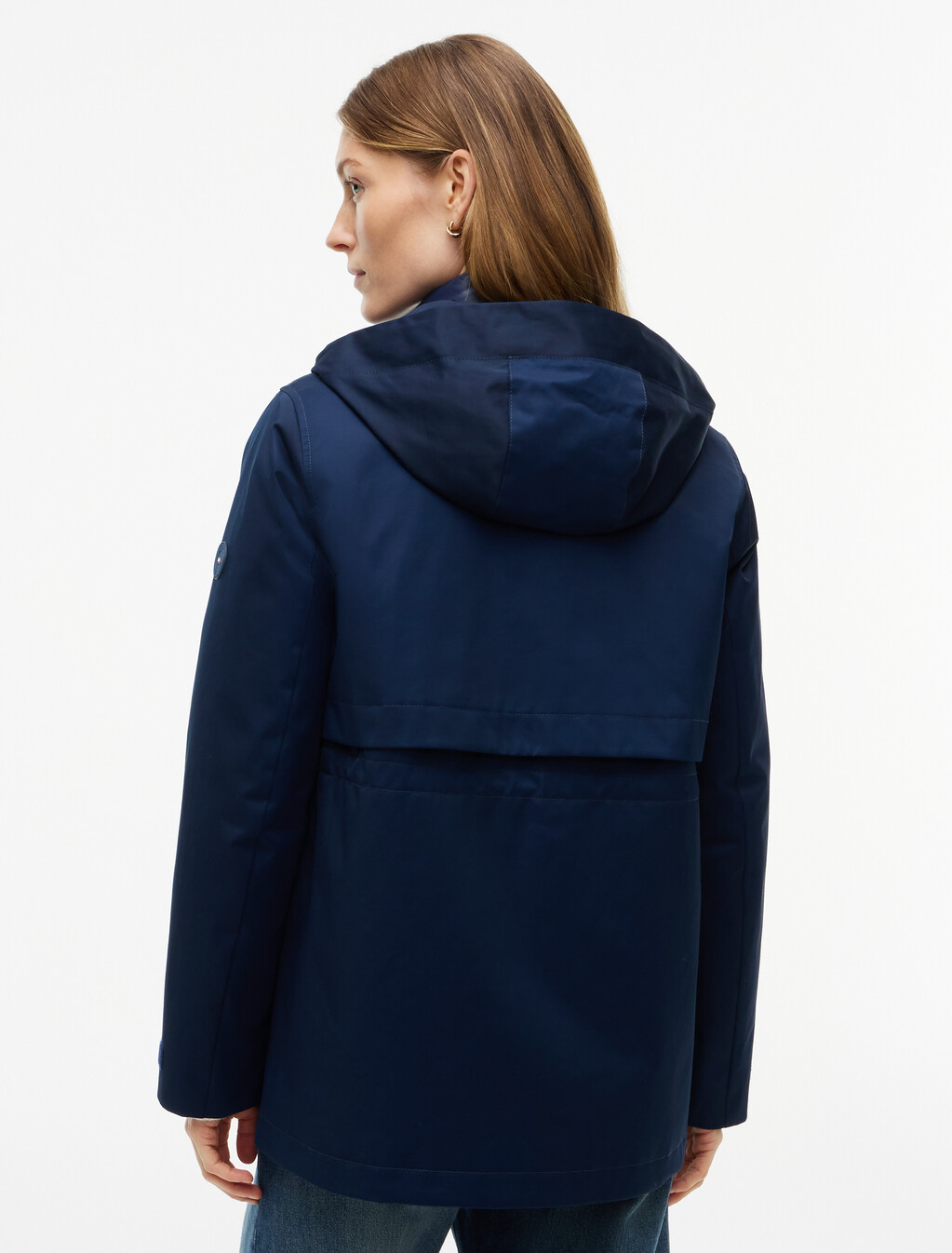 3-In-1 Down Hooded Parka, Dark Blue, hi-res
