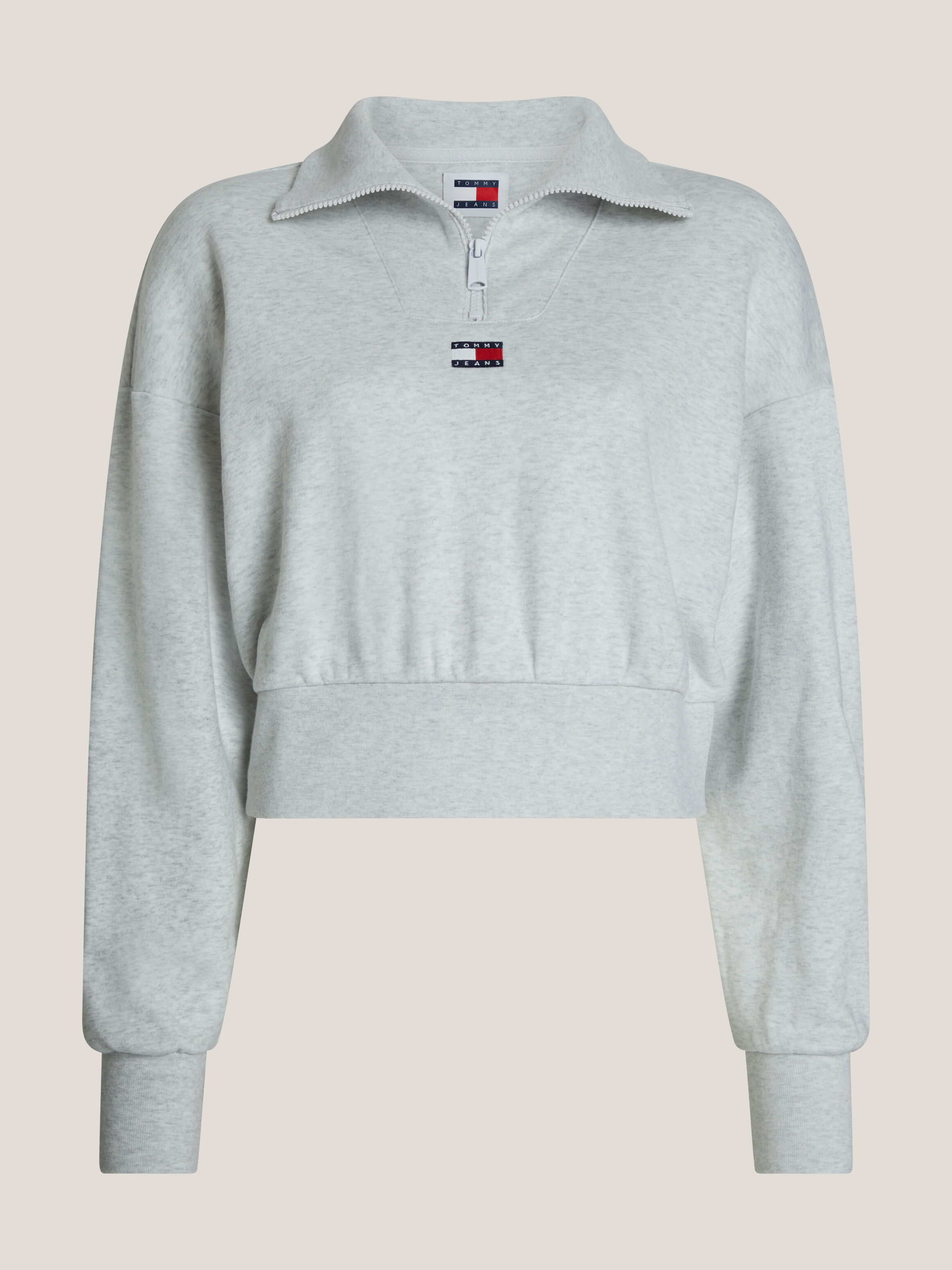 Tommy hilfiger grey half zip 2025