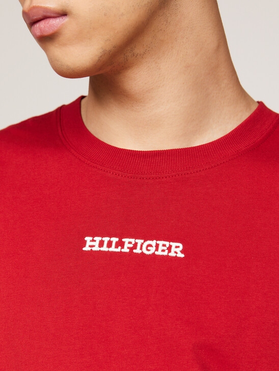 Hilfiger Monotype 標誌刺繡 T 恤