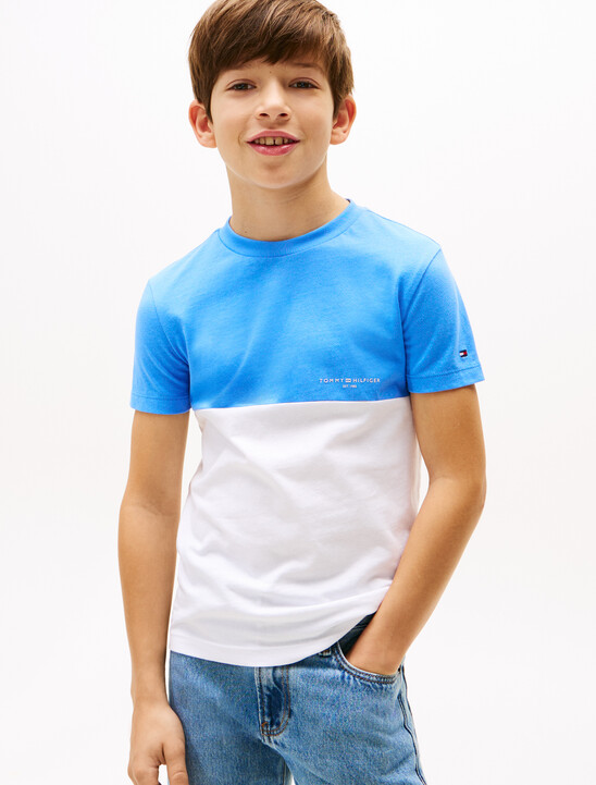Colour-Blocked Crew Neck T-Shirt