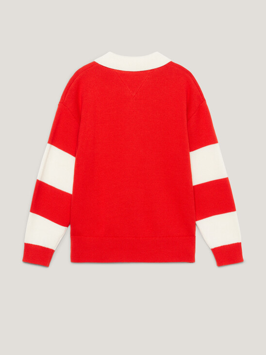 Varsity Colour-Blocked Rugby Jumper
