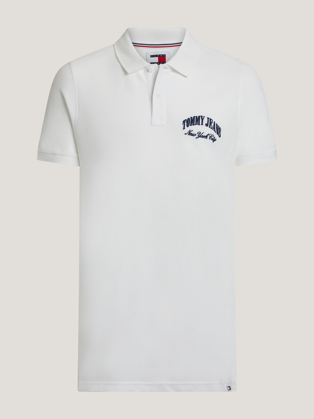 Tommy Jeans NYC Polo 衫, White, hi-res