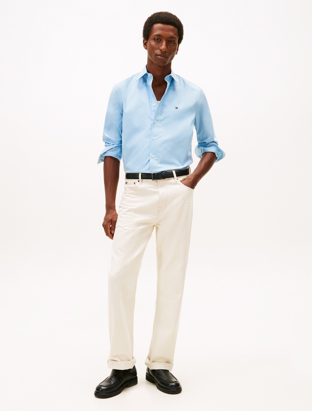 亞洲版型免燙襯衫, Well Water, hi-res