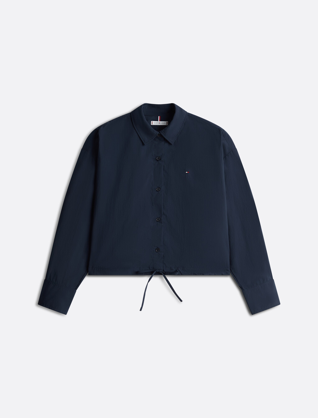 Nylon Blouson Shirt, Dark Night Navy, hi-res