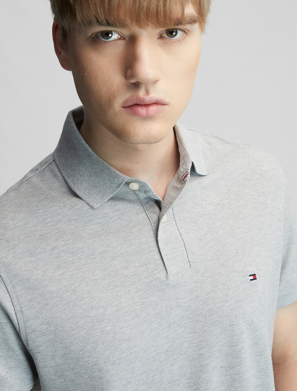1985 Collection Regular Polo, Light Grey Heather, hi-res