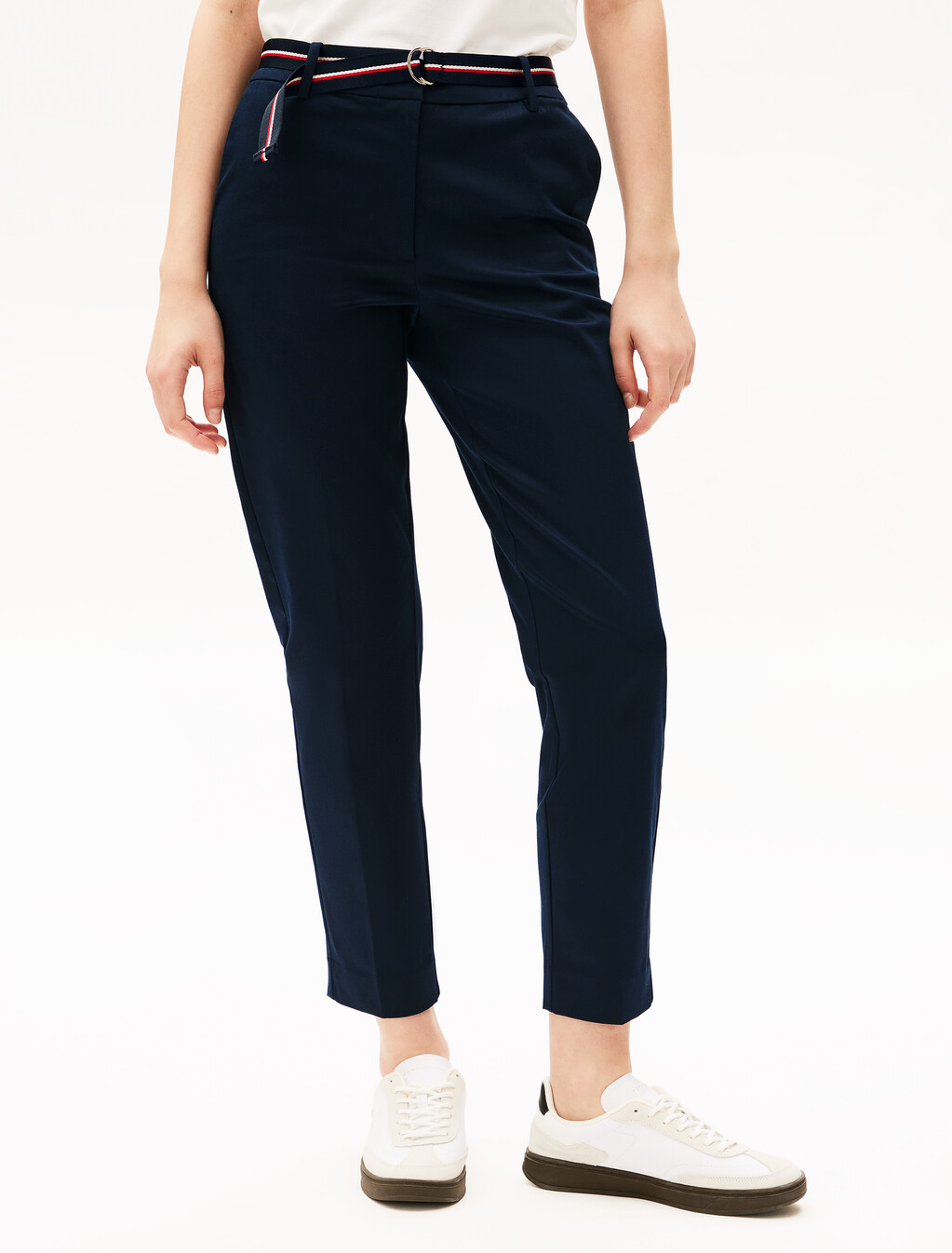 London Slim Ankle Pant, Dark Night Navy, hi-res
