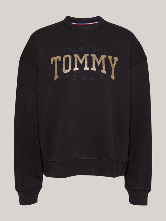 Glitter Logo Boxy Sweatshirt