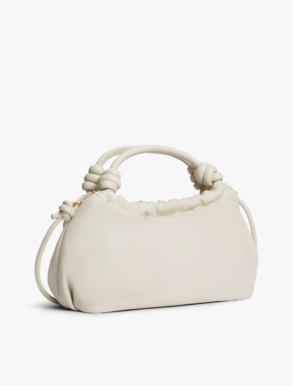 Soft Leather Crossbody Bag, Soft Cream, hi-res