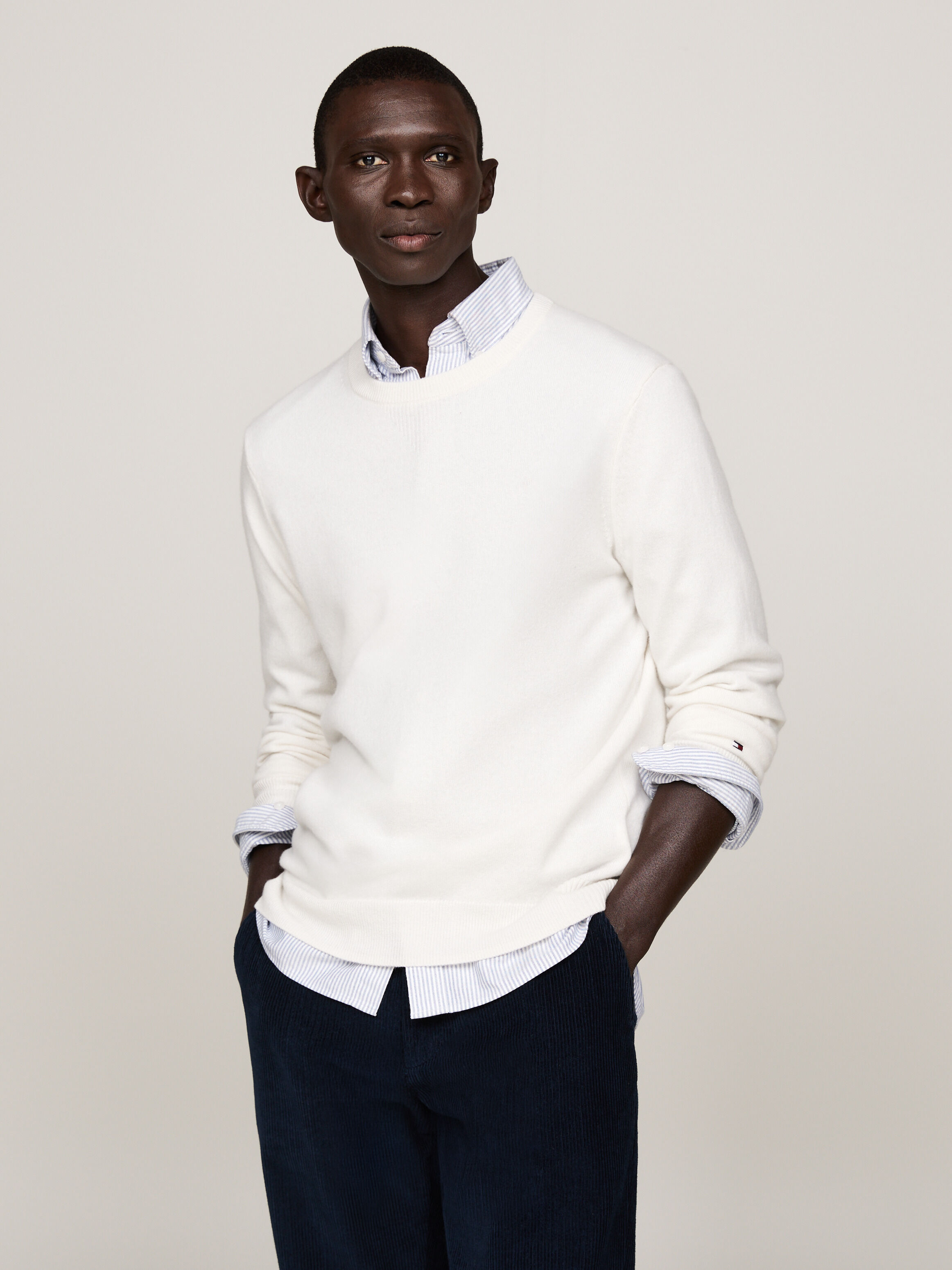 Ivory cashmere jumper cheap