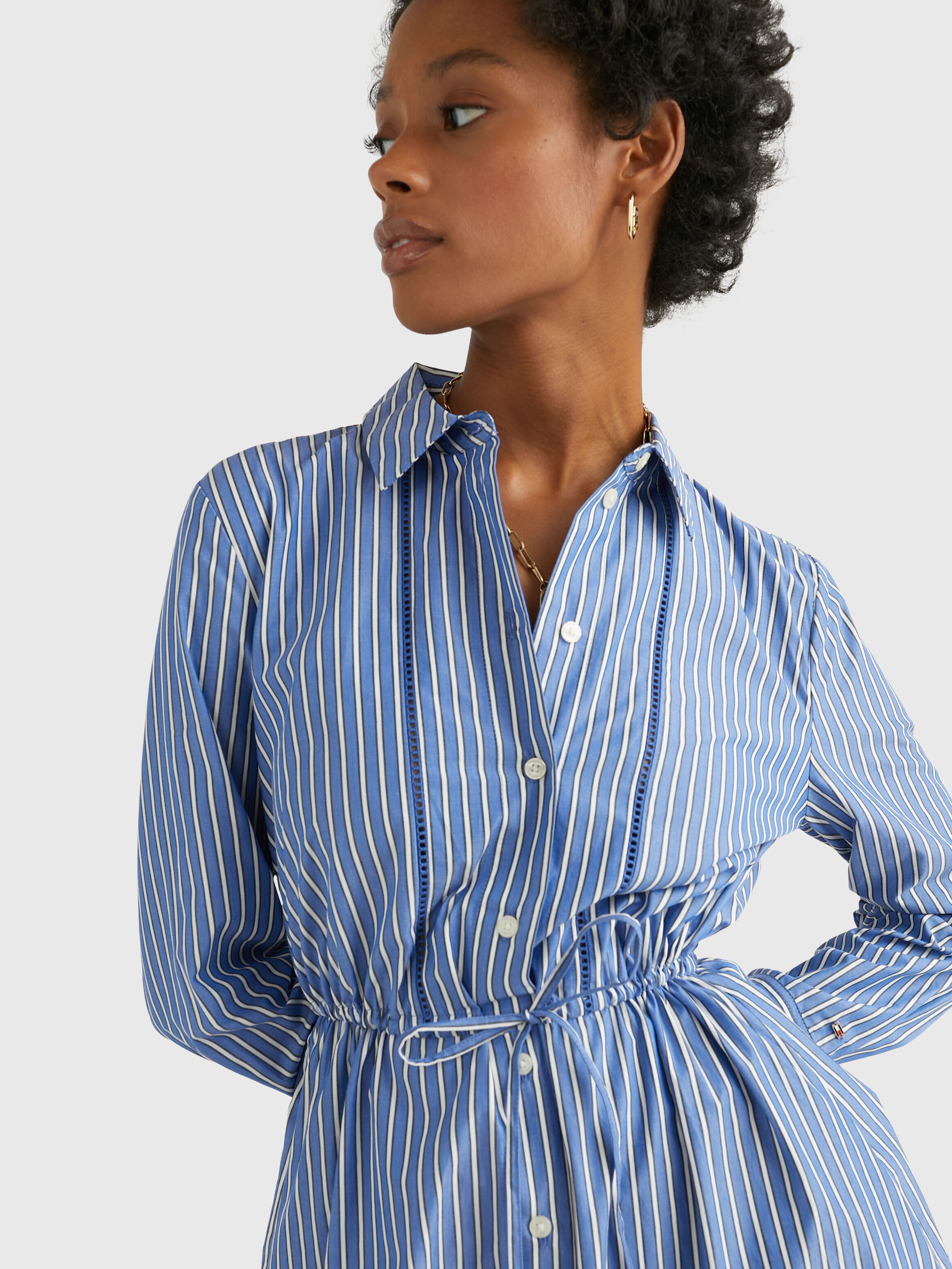 Tommy hilfiger striped shirt dress top