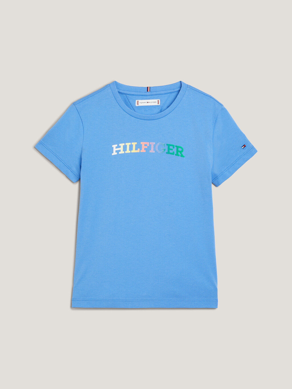 Hilfiger Monotype Logo T 恤, Blue Spell, hi-res