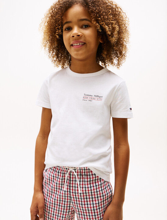 Flag Character Back Logo T-Shirt