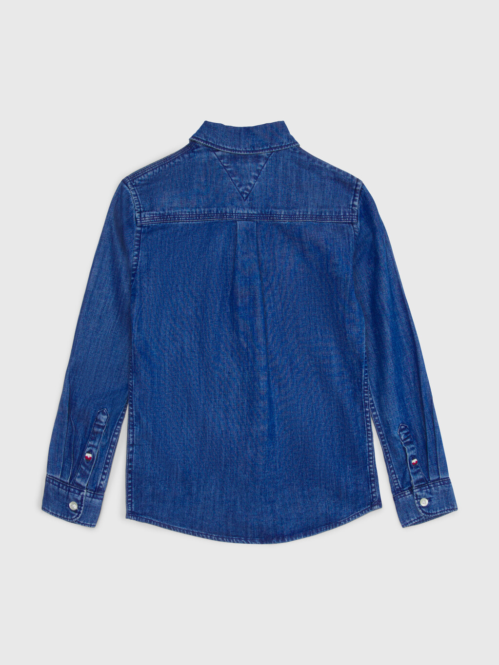 Essential Chest Pocket Archive Denim Shirt, Dark Denim Wash, hi-res