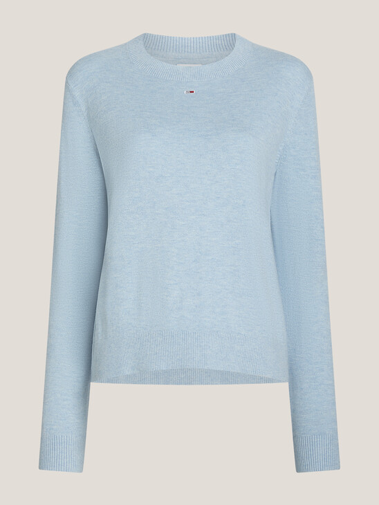 Essential Crewneck Cotton Viscose Sweater