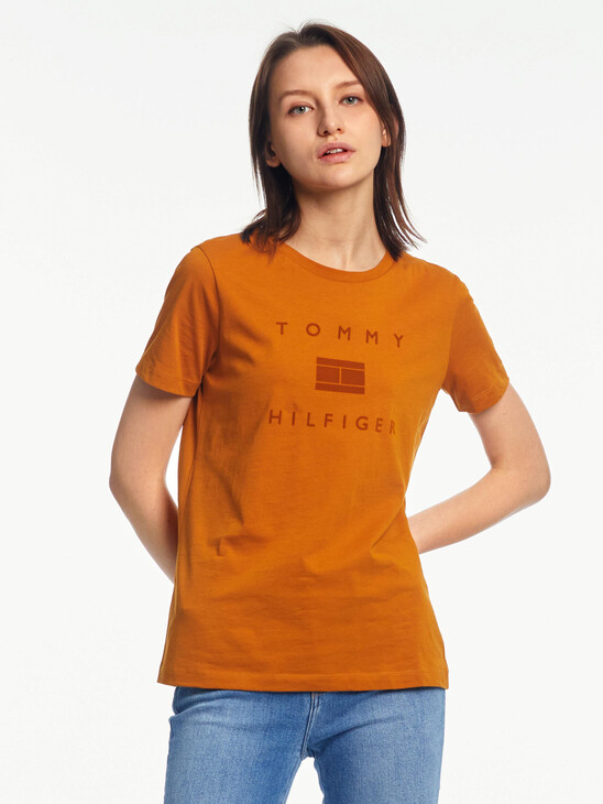 Organic Cotton Tonal Logo T-Shirt Organic Cotton Tonal Logo T-Shirt