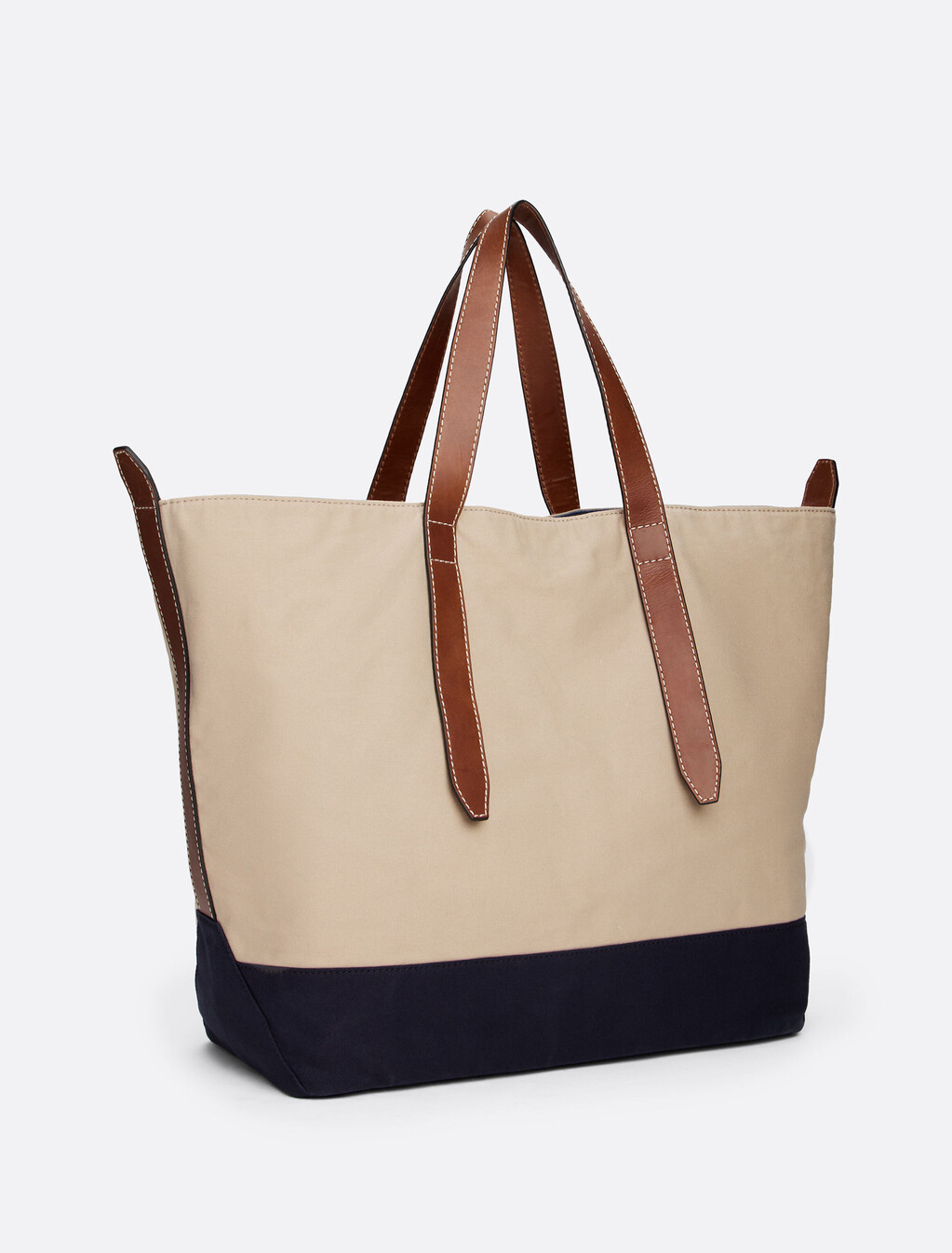 The Runway Collection Canvas Tote Bag, Classic Beige, hi-res