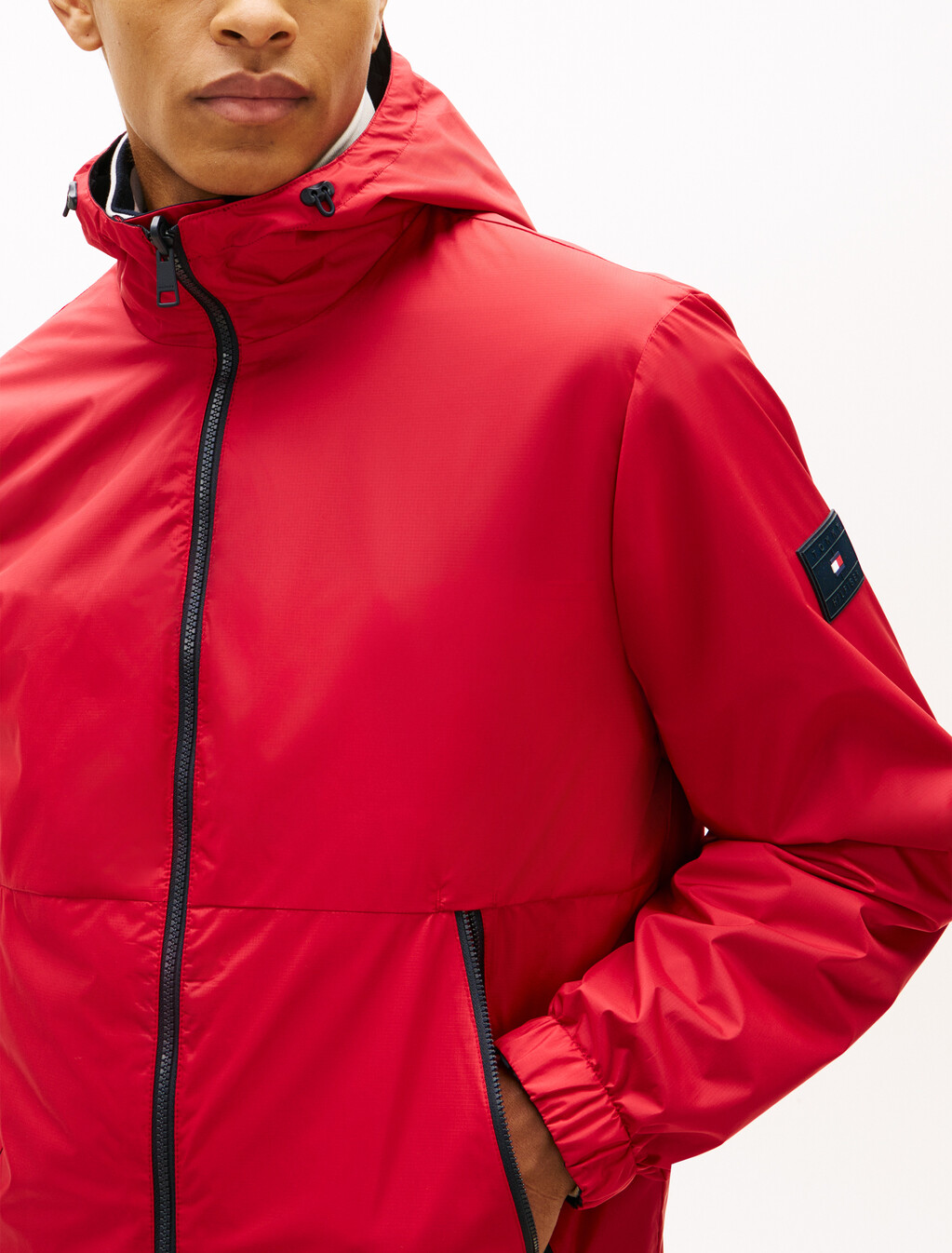 雙面拼色外套, Desert Sky, hi-res