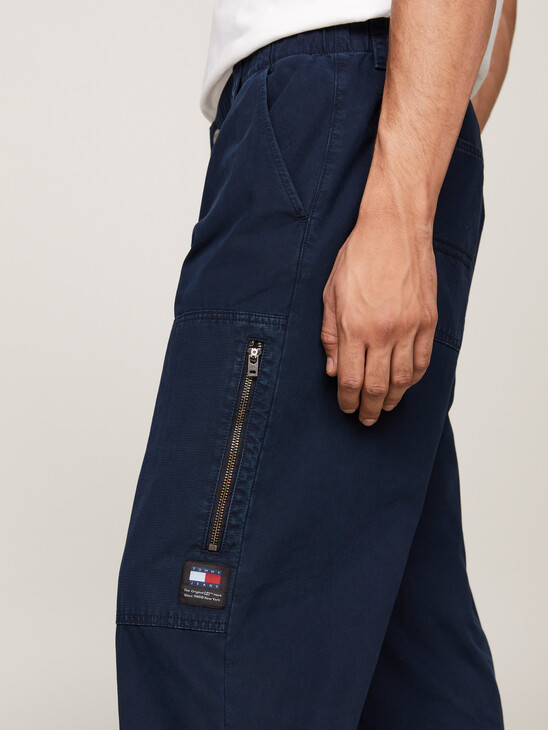 Aidan Straight Baggy Tapered Cargo Trousers