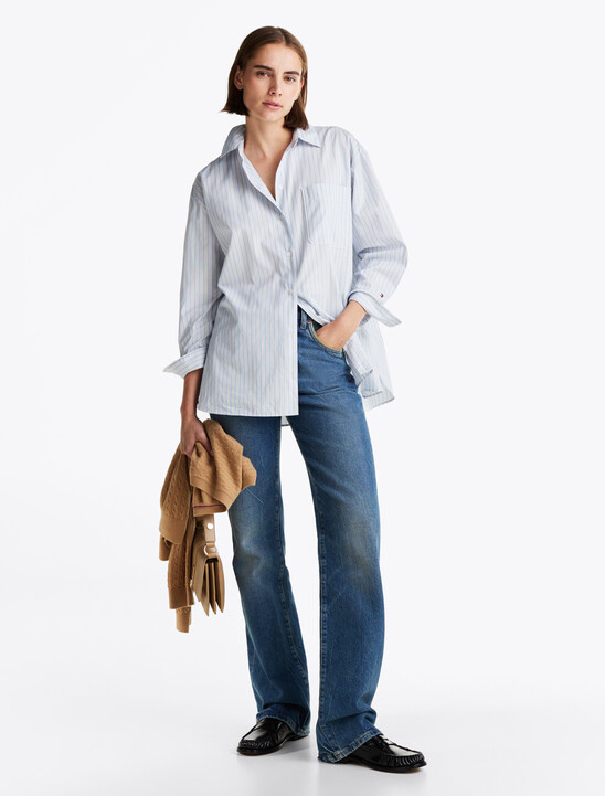 High Rise Relaxed Bootcut Jeans