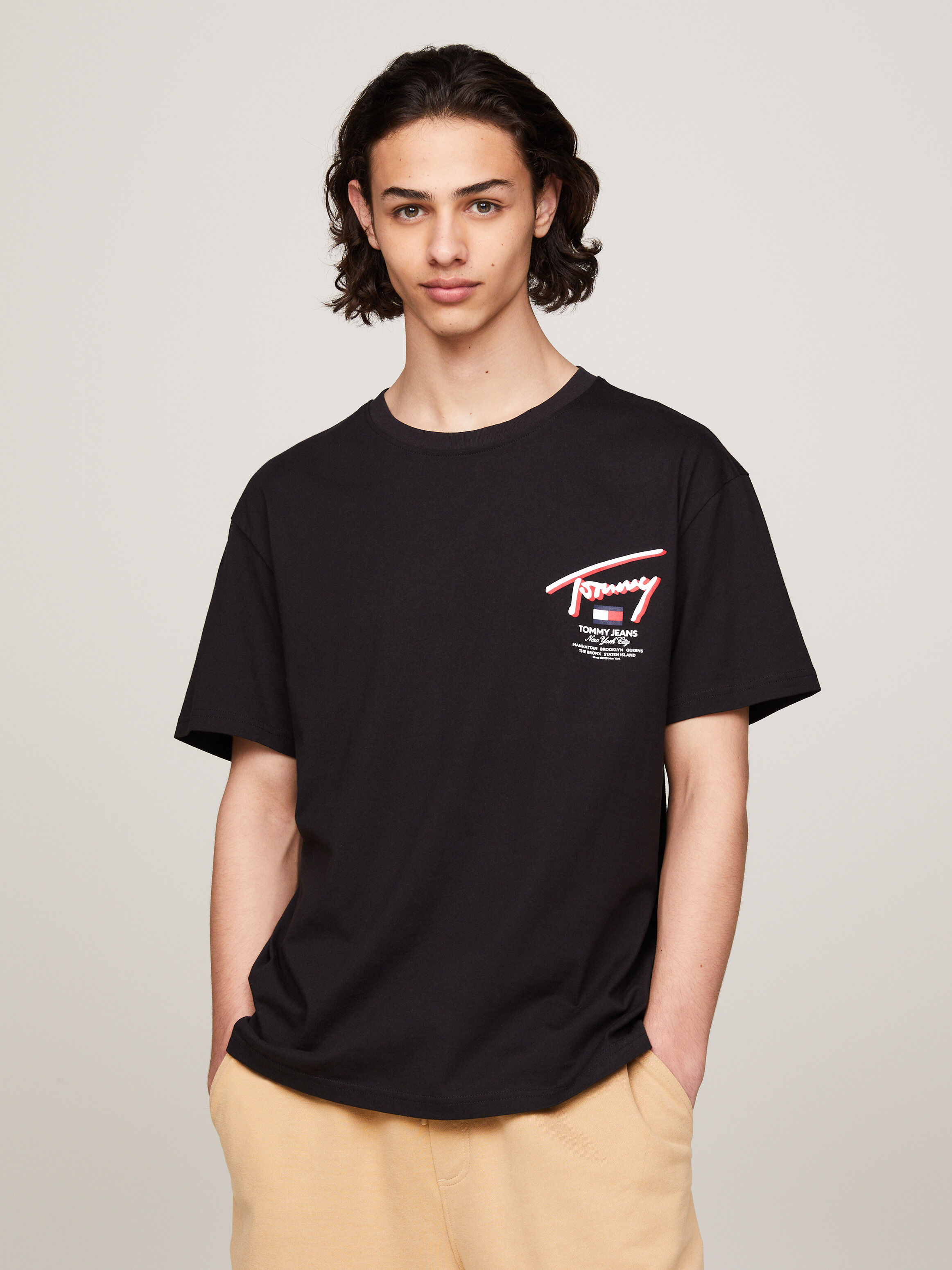 Tommy jeans discount logo t shirt