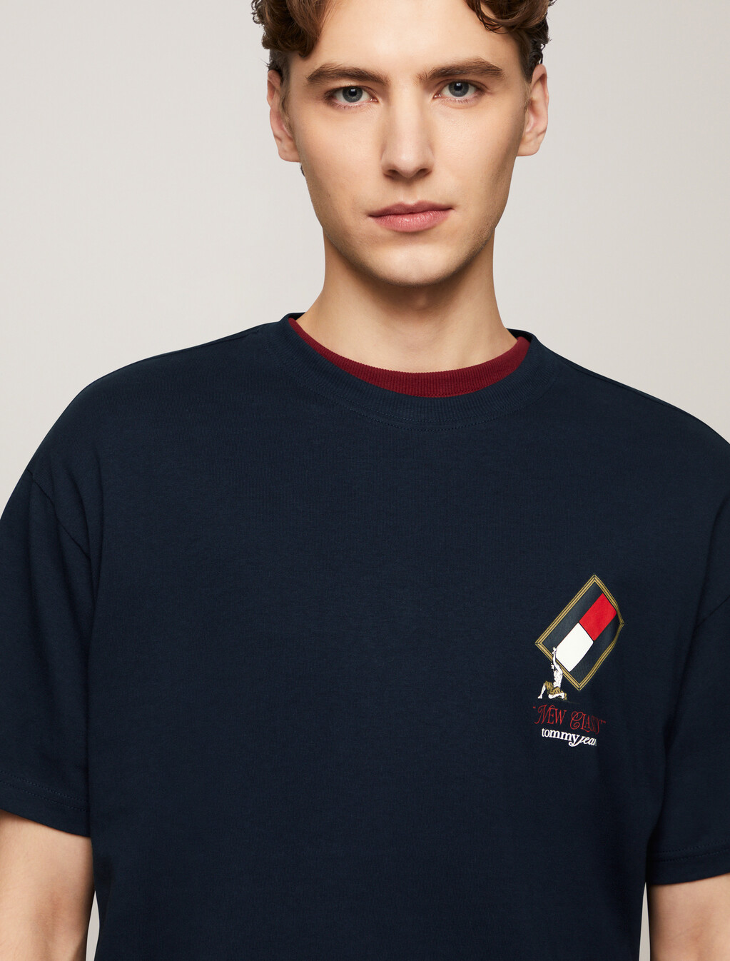 Back Logo Relaxed T-Shirt, Dark Night Navy, hi-res
