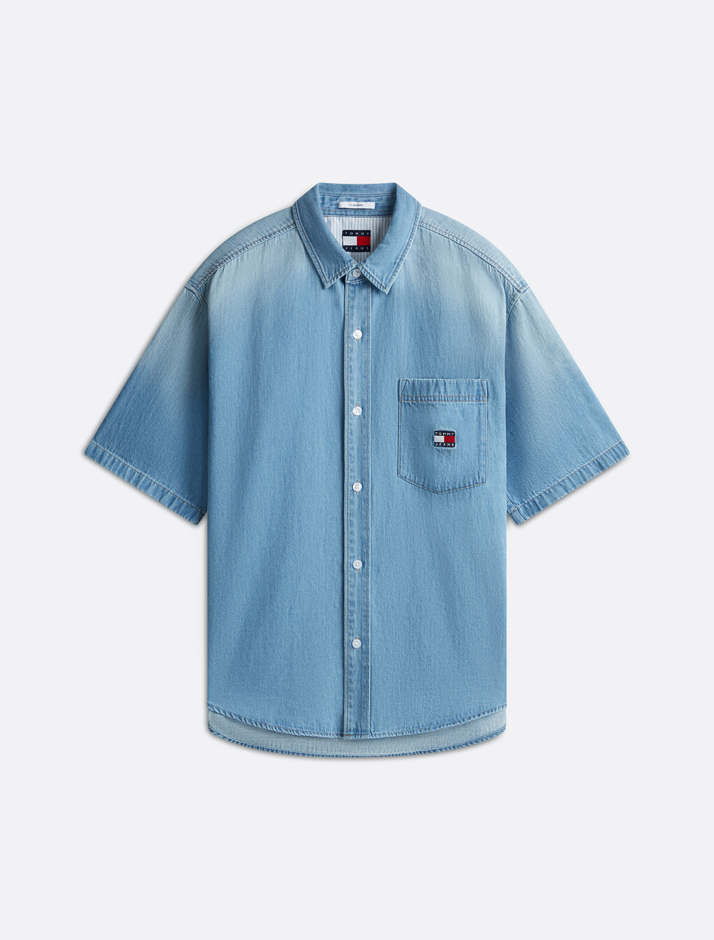 Crest Denim Overshirt, Denim Light, hi-res
