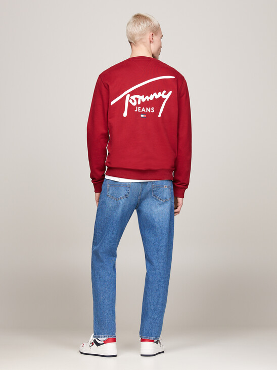 Signature Logo Back Graphic Sweatshirt