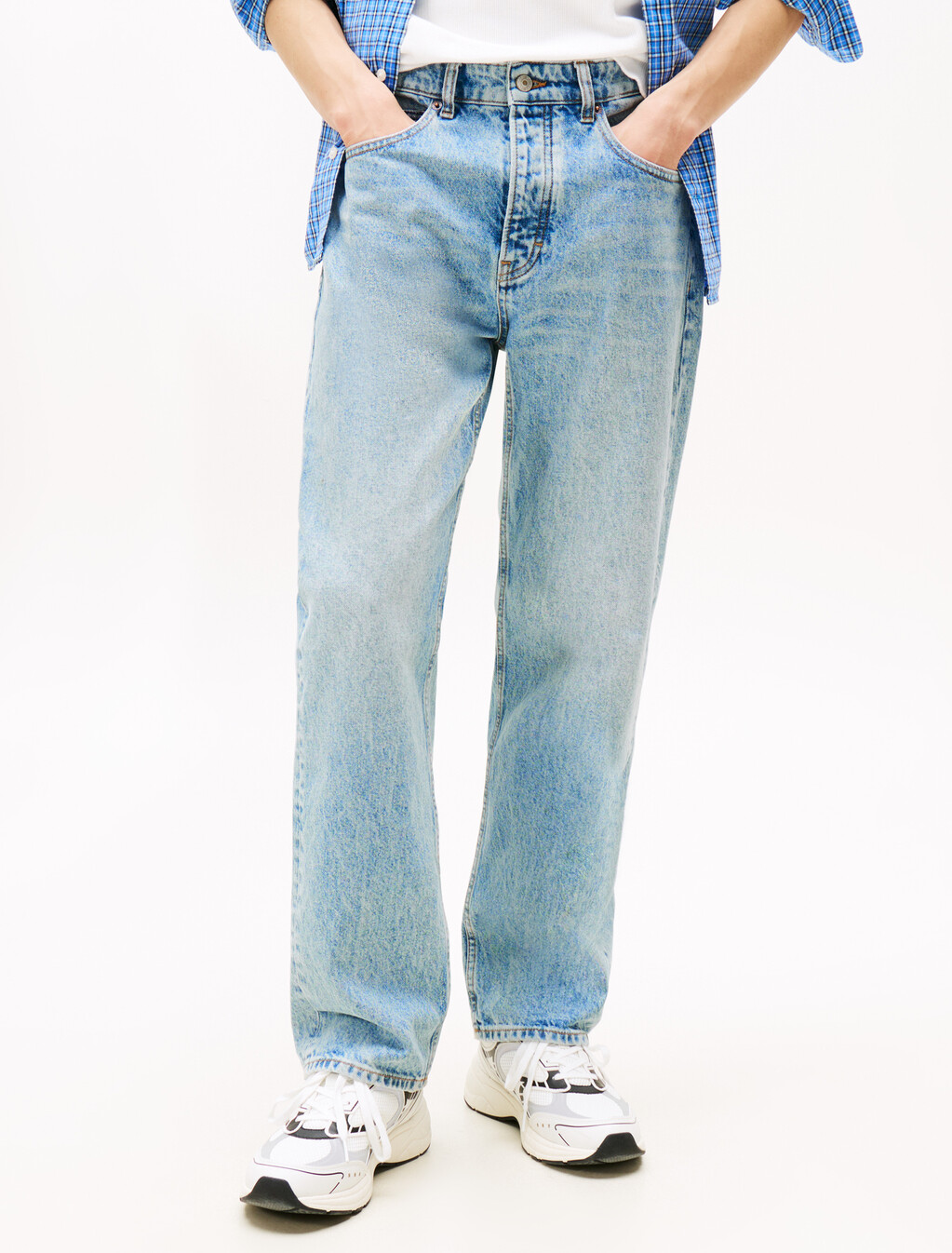 OTS RGLR STR CBF RWBDnm Md Lght Bl, Denim Mid Light Blue, hi-res