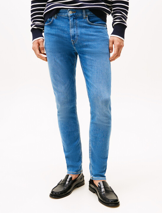 Faded Relaxed Straight Leg Jeans