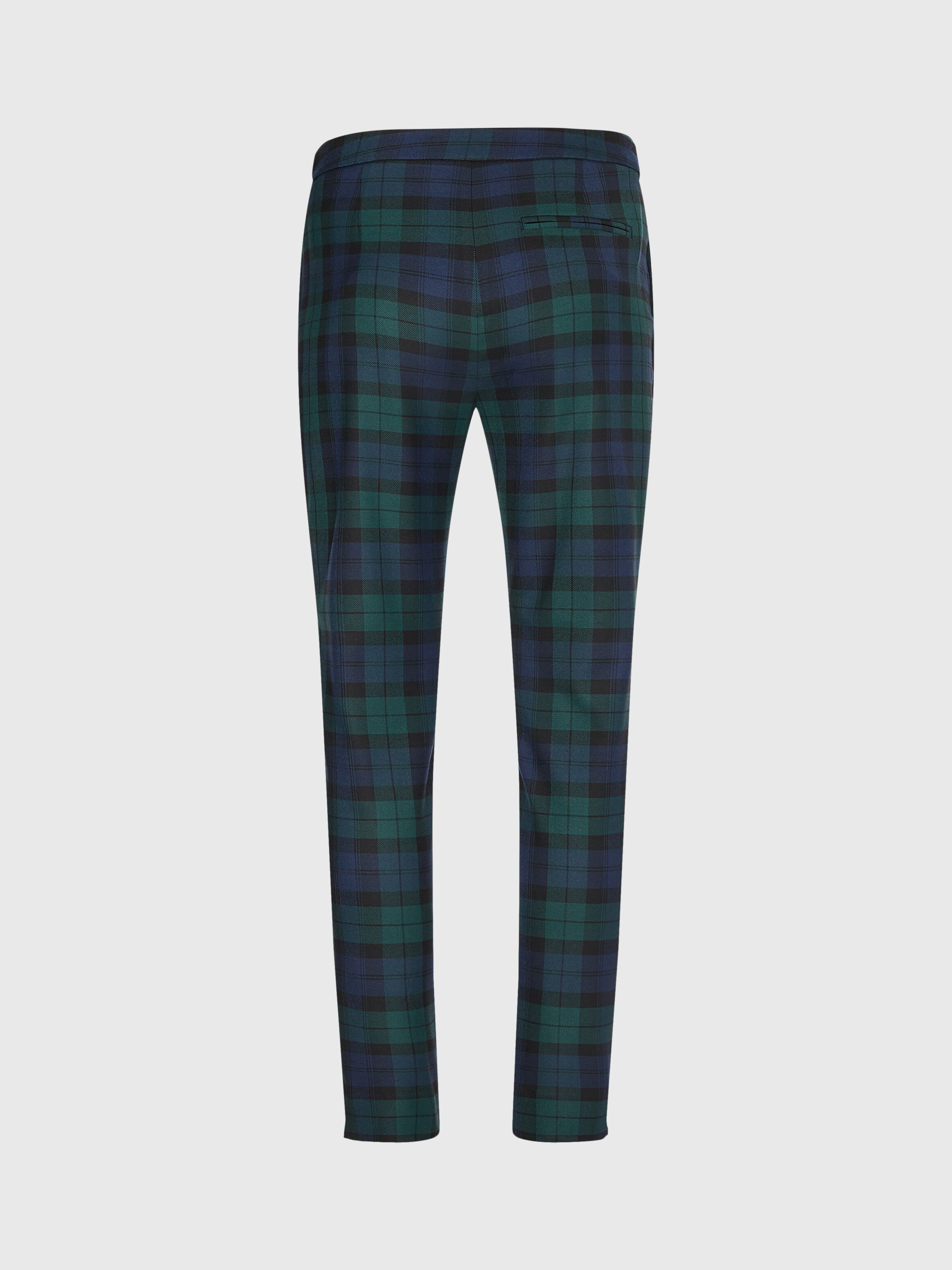 Tartan slim shop fit trousers