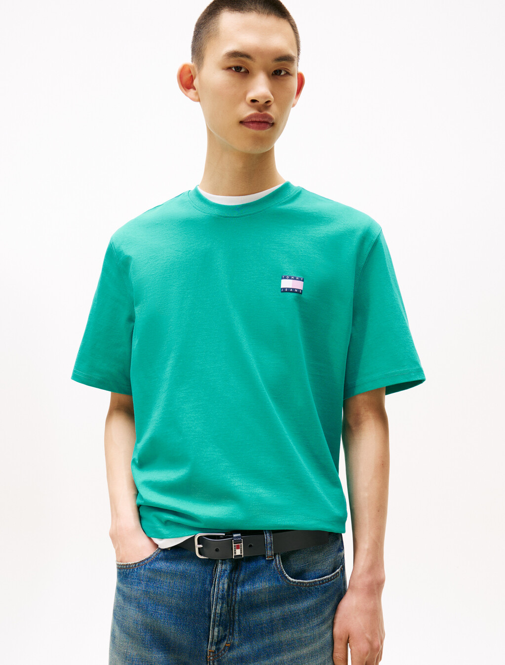 90 年代普普風旗幟 T 恤, Hawaiian Turquoise, hi-res