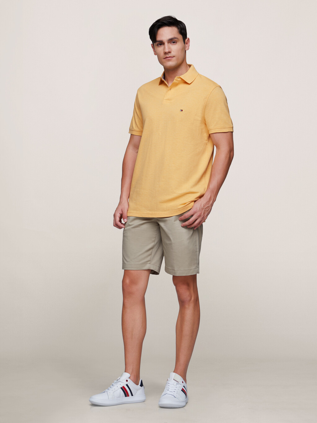 1985 Collection Regular Polo, Light Yellow Heather, hi-res