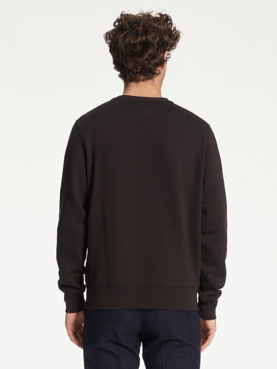 Check Panel Fleece Sweatshirt