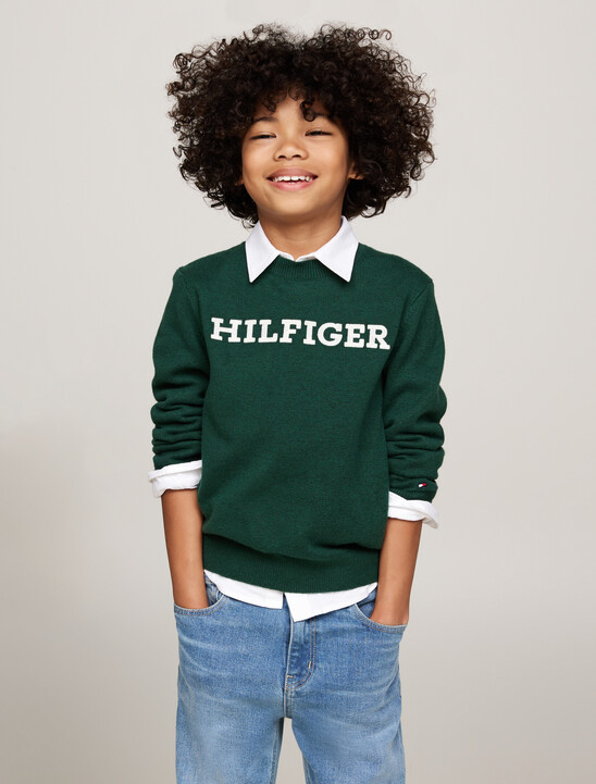 Hilfiger Monotype Crew Neck Jumper