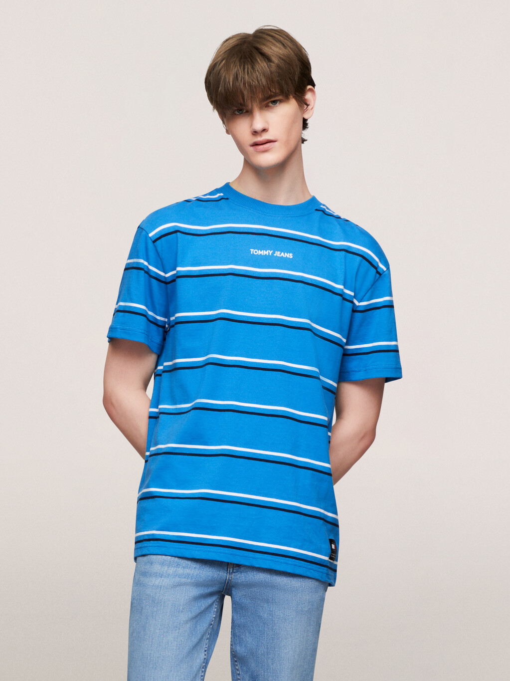 Classic Stripe T-Shirt, Coastal Cobalt, hi-res