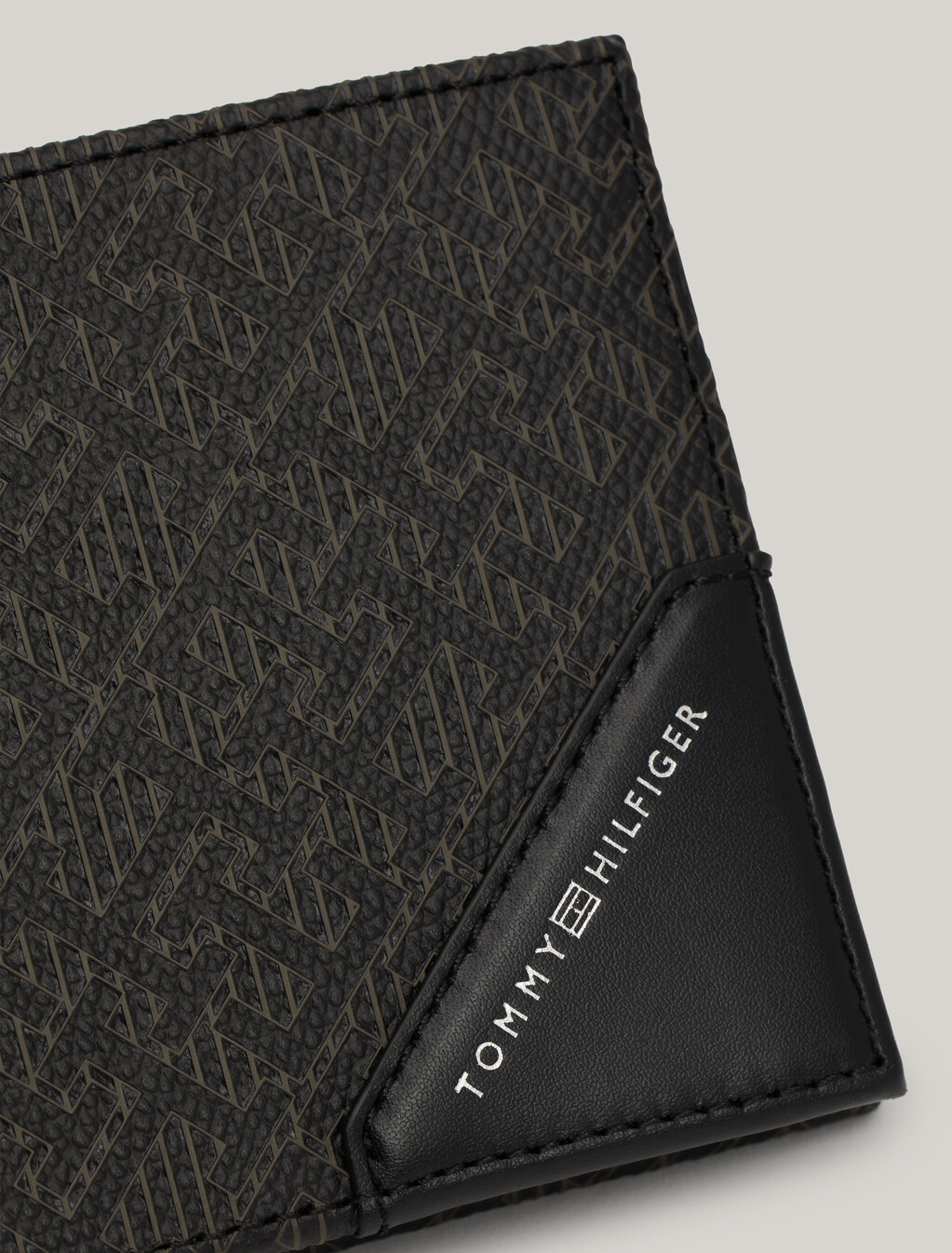 TH Monogram 卡片零銀包, Black, hi-res