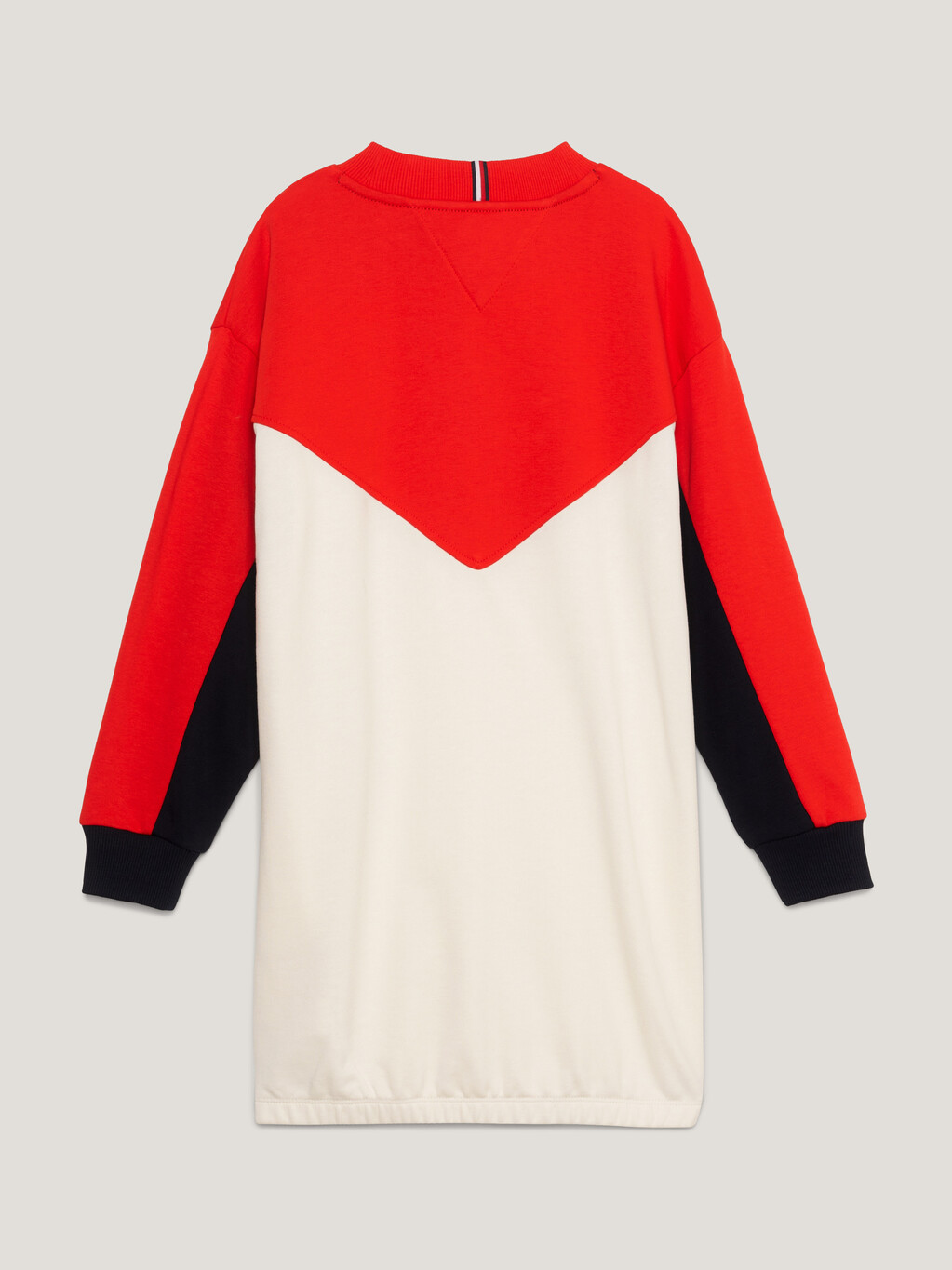 Girls Color Block Sweater Dress, Fireworks Colorblock, hi-res