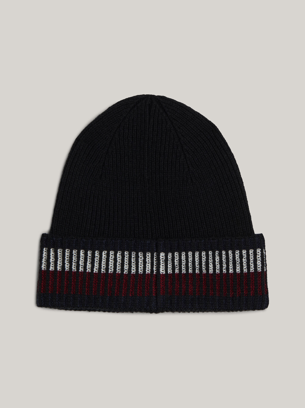 Corporate Wool Blend Knit Beanie, Black, hi-res