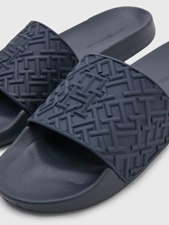 TH MONOGRAM POOL SLIDES