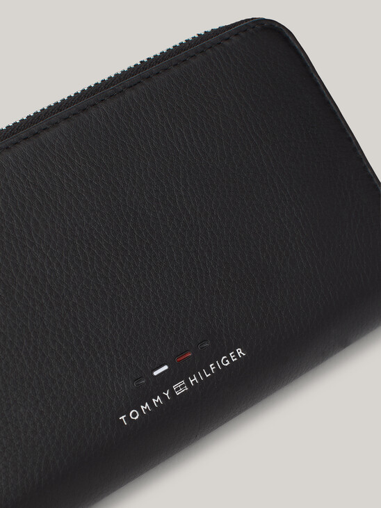 Premium Leather Zip-Around Wallet