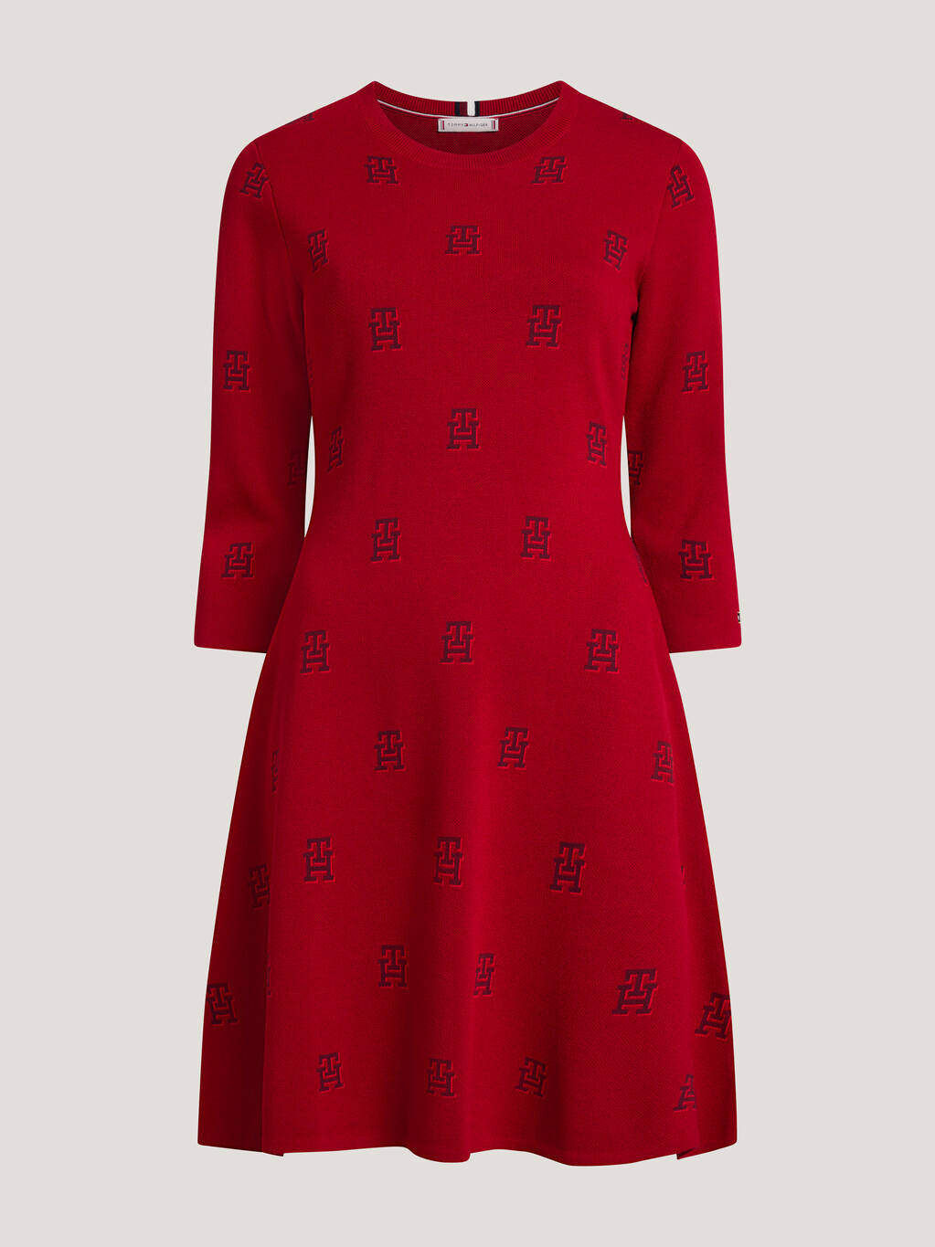農曆新年TH Monogram 針織洋裝, Imd Aop Arizona Red, hi-res