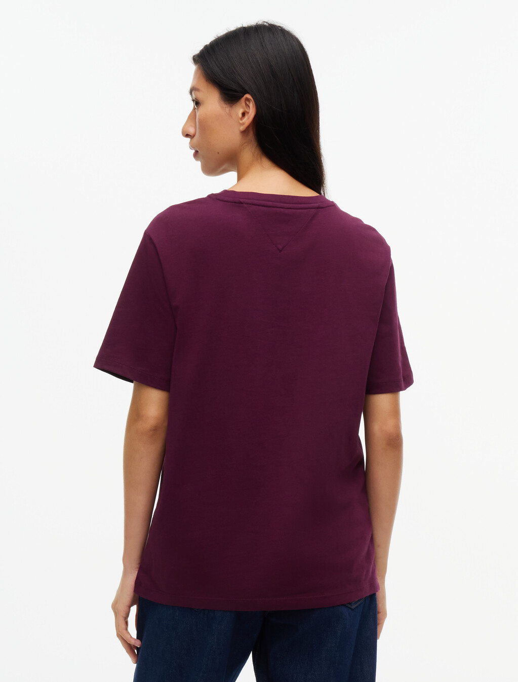 Textured Logo Relaxed Jersey T-Shirt, Calypso Berry, hi-res