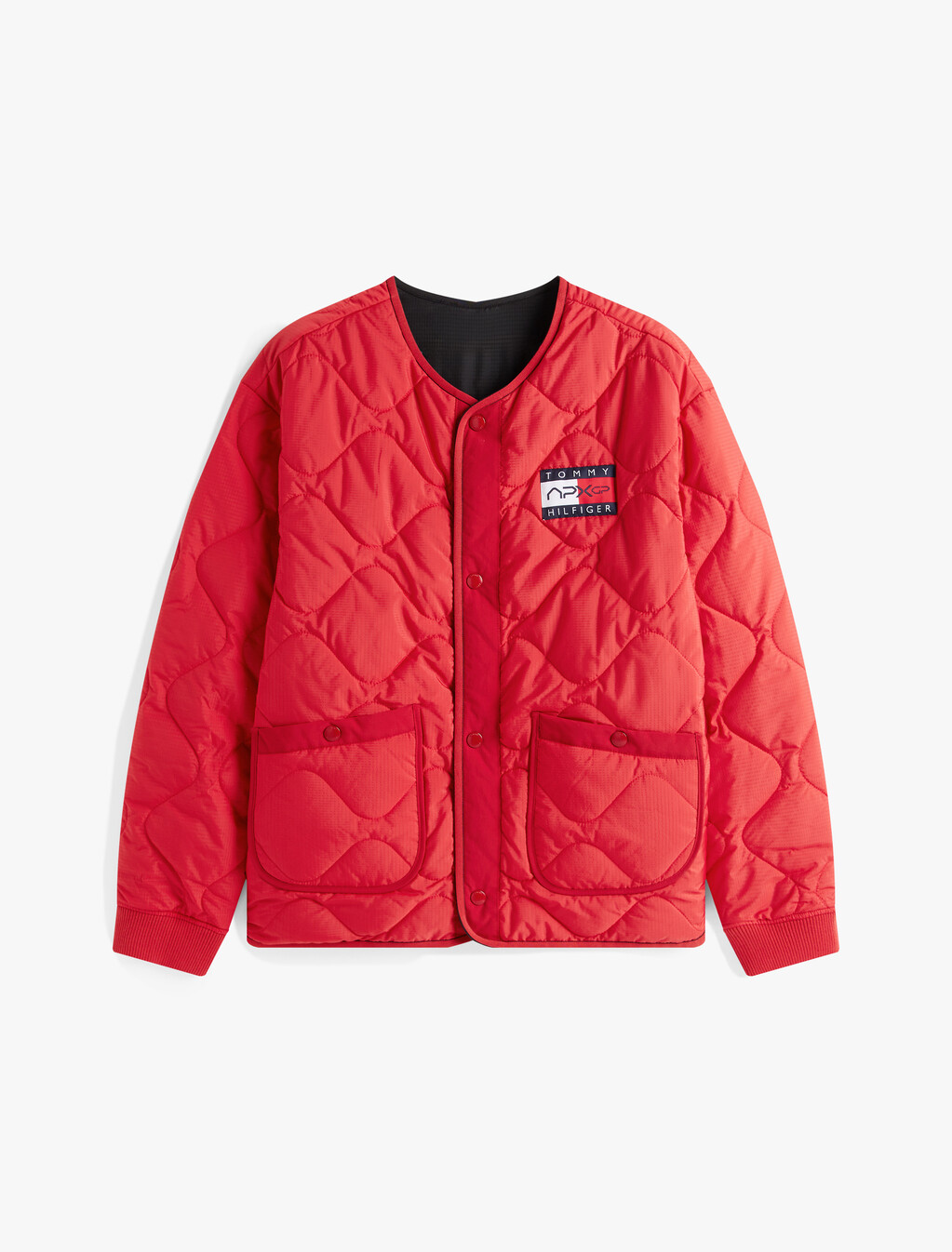 The APXGP Collection Quilted Reversible Liner Jacket, Primary Red, hi-res