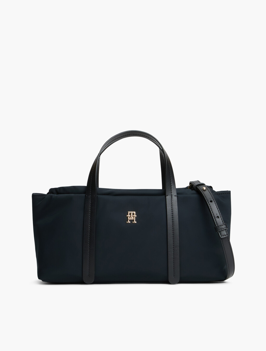 TH Monogram Textile Crossbody Bag, Black, hi-res