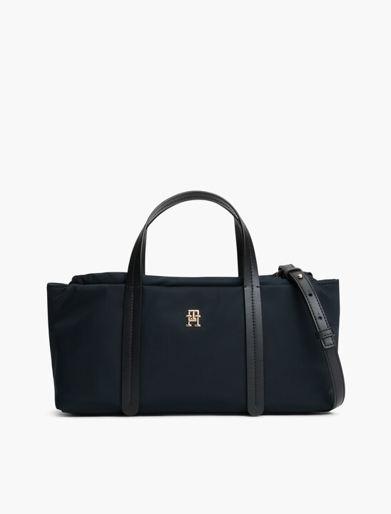 TH Monogram Textile Crossbody Bag