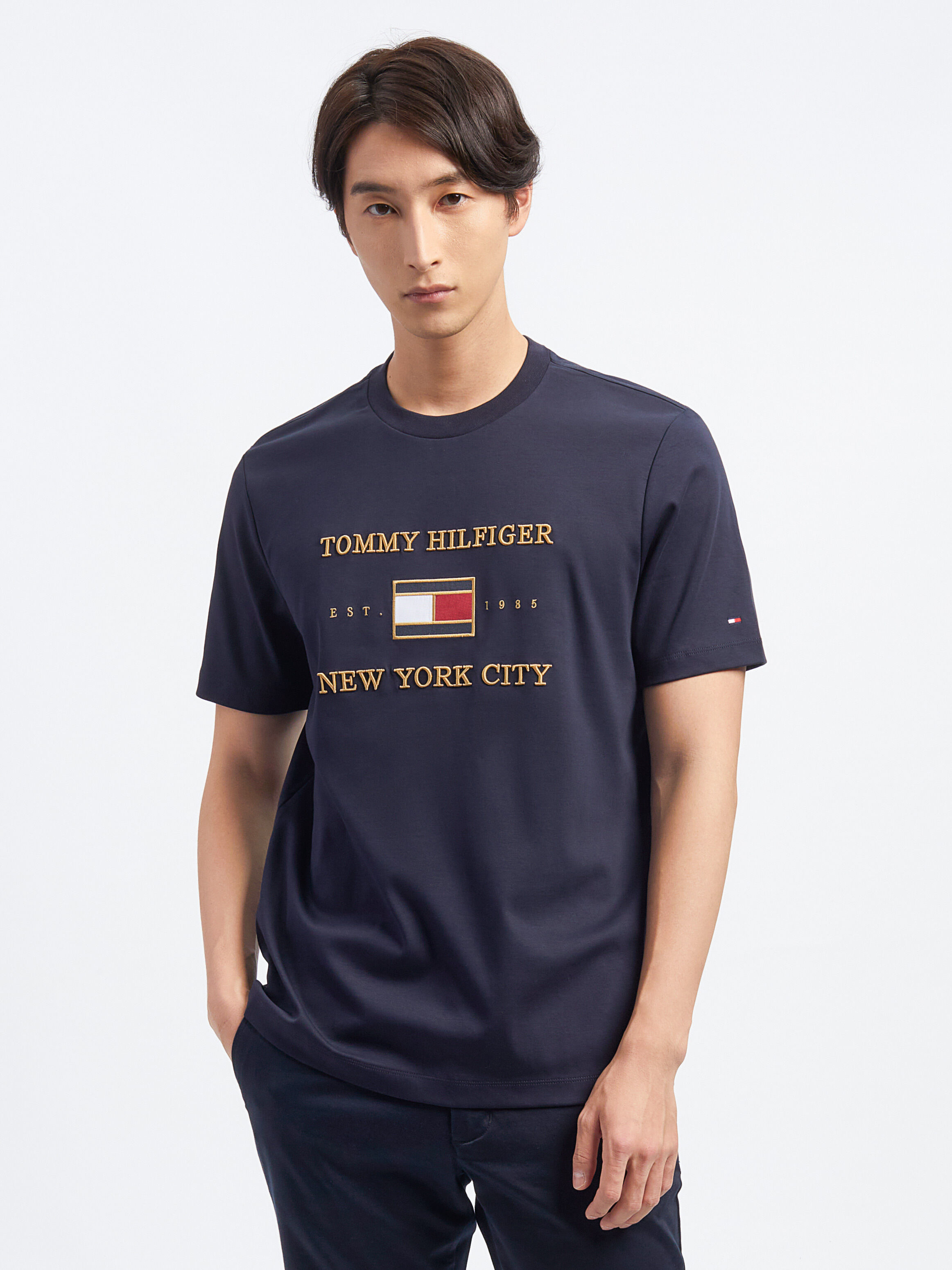 Tommy hilfiger black t shirts clearance