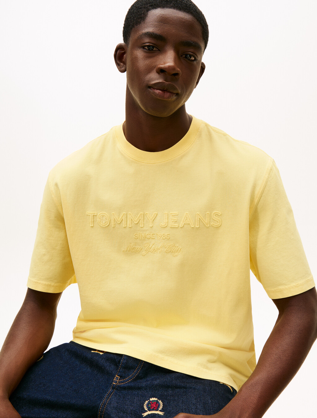 90s Classic Tonal Logo T-Shirt, Citronella, hi-res