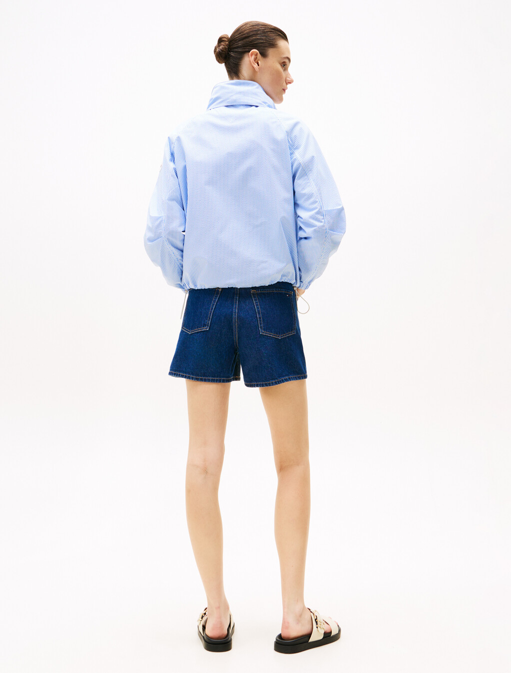 Seersucker Windbreaker, Classic Ithaca/ Breezy Blue, hi-res