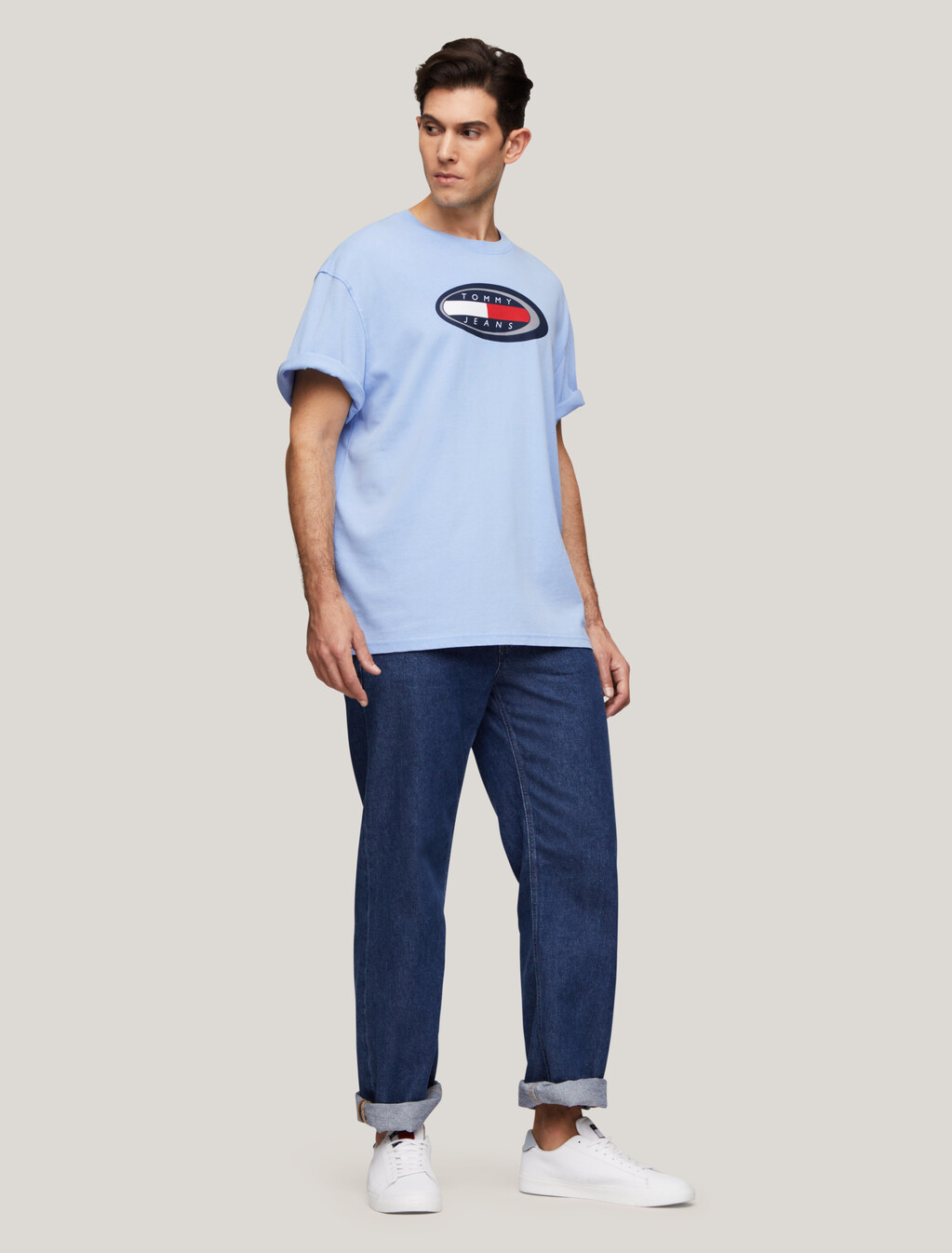 Oversized Boardsports Logo T-Shirt, Moderate Blue, hi-res